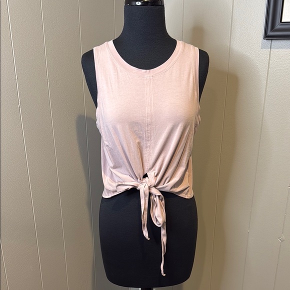 Lululemon Athletica Women’s Blush Tie-Front Tank Top - Picture 1 of 7